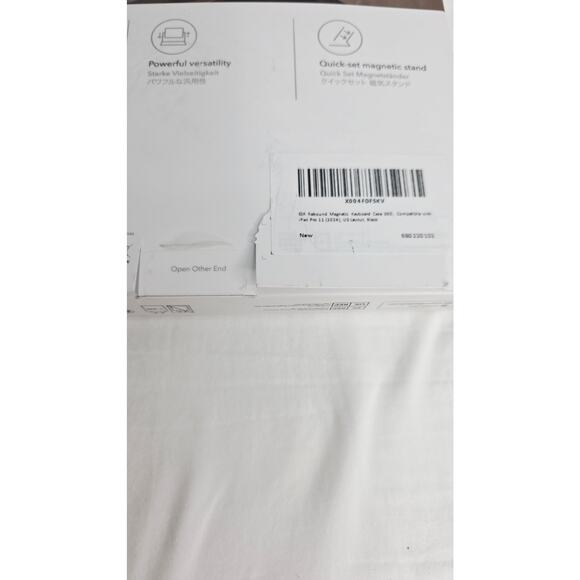 Black iPad Pro 11" Easy-Set Magnetic Stand Case with Keyboard M5/M4 2025/2024 - Picture 13 of 15